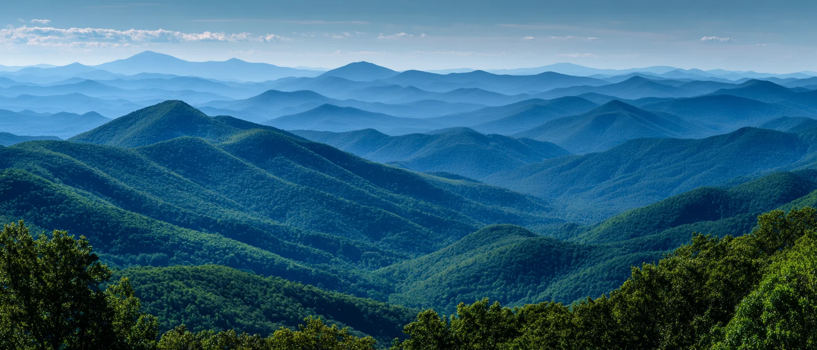 Vista of the mountains