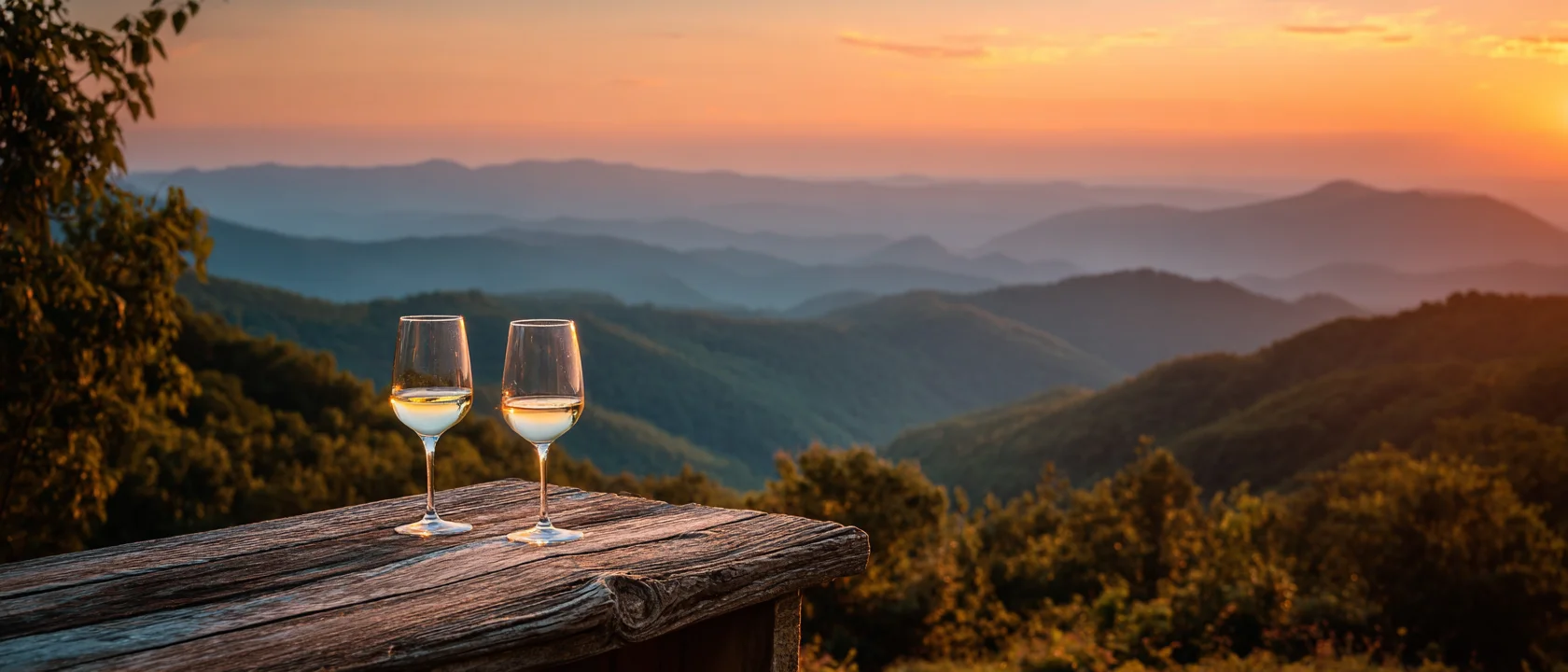 Drinks at sunset